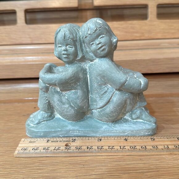 Isabel Bloom Sculpture Sisters Best Friends Artist Signed 2002 - Picture 7 of 11
